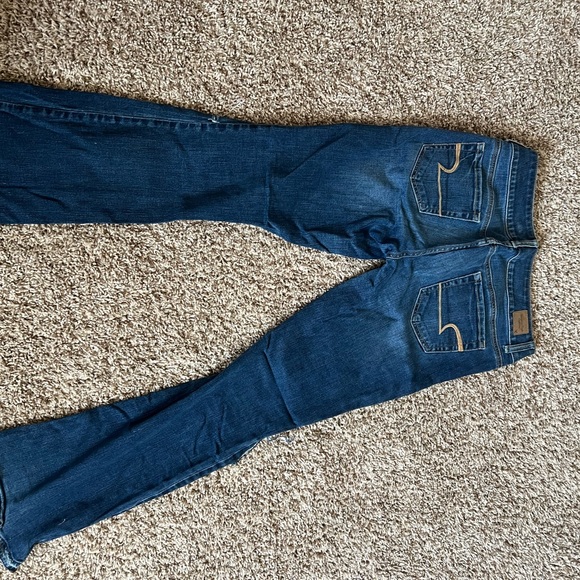 American Eagle distressed artist stretch jeans 8 regular - Picture 5 of 6